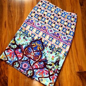 HD In Paris Multicolored Skirt - Size S (NWOT)